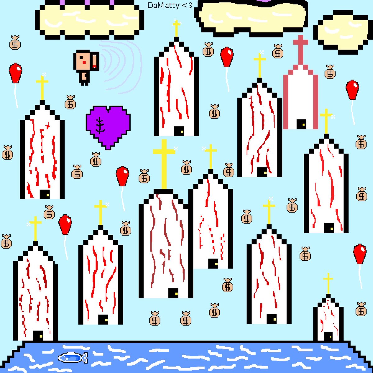 LeonardoDaMatty's tweet photo. Mattopia #JesusChrist #YAHWEH #God #HolySpirit #chillin #pixel #pixelart #art #artist #creative #creativity #nft #nftcommunity #buildings #cross #computer #alienware #computeruser #nerd #digitalartist #adventure #business #dm #money #openseacoming #asperite #timing #love https://t.co/JgfG5hmynv