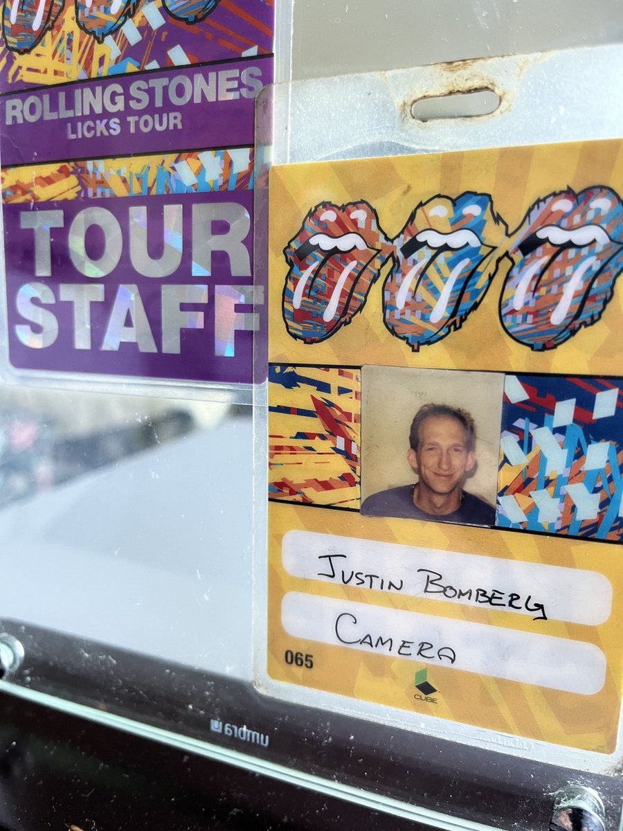 JustinBomberg's tweet photo. Just found these going through some boxes, and feeling extremely thankful to have had such diverse experience in my professional and personal lives. In many ways though, it still feels like I'm just getting warmed up, so watch out world! #RollingStones #OnwardAndUpward https://t.co/7zm97c6noe