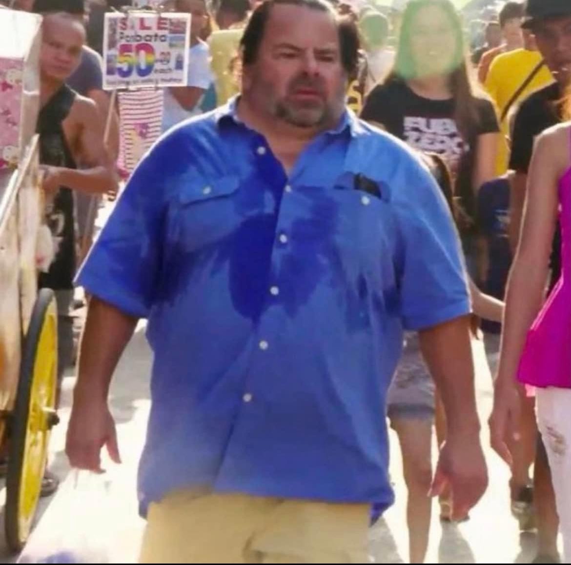 Me walking from my car into work. In this damn heat.