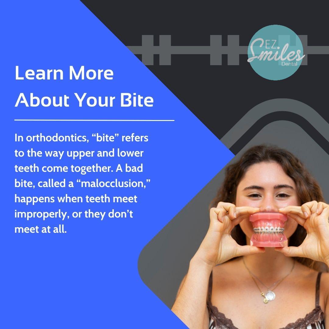EZSMILESDENTAL's tweet image. Your bite is important and can affect your oral health more than you think! That’s why orthodontics is so important. It helps give you an aligned bite so your mouth functions properly. #bite #malocclusion #AlignedTeeth