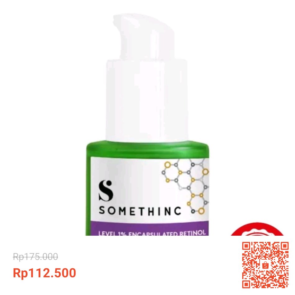 Temukan dan dapatkan Somethinc Level 1% Encapsulated Retinol 20ml hanya Rp112.500 di Shopee sekarang juga! s.shopee.co.id/30ScaFubHZ?sha… #ShopeeID