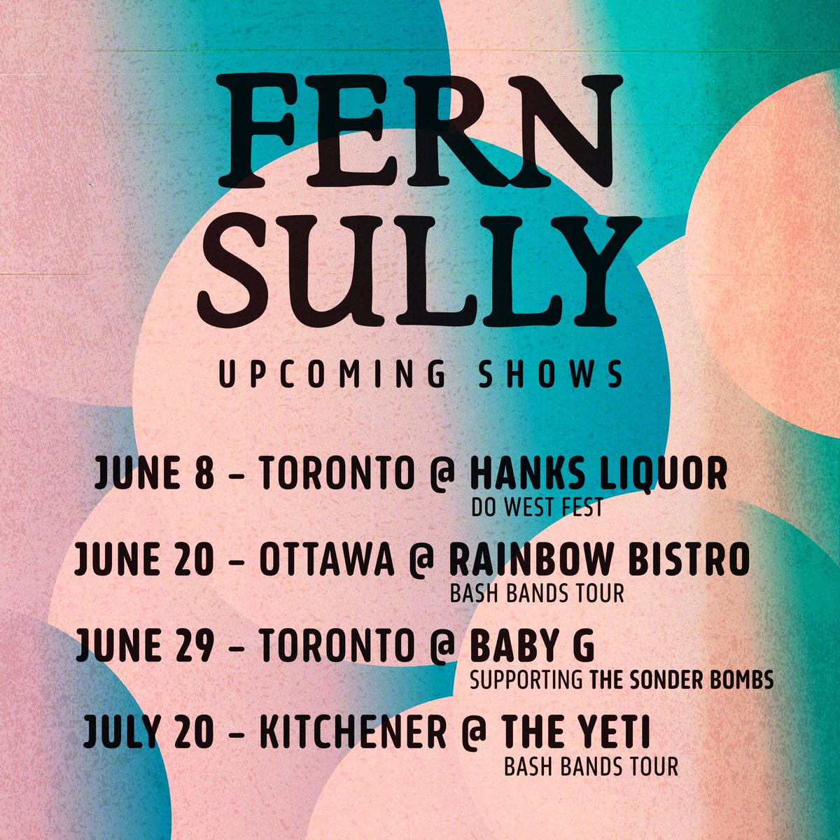 wazzuuupppp we got some sick as hell shows coming up!!!!!