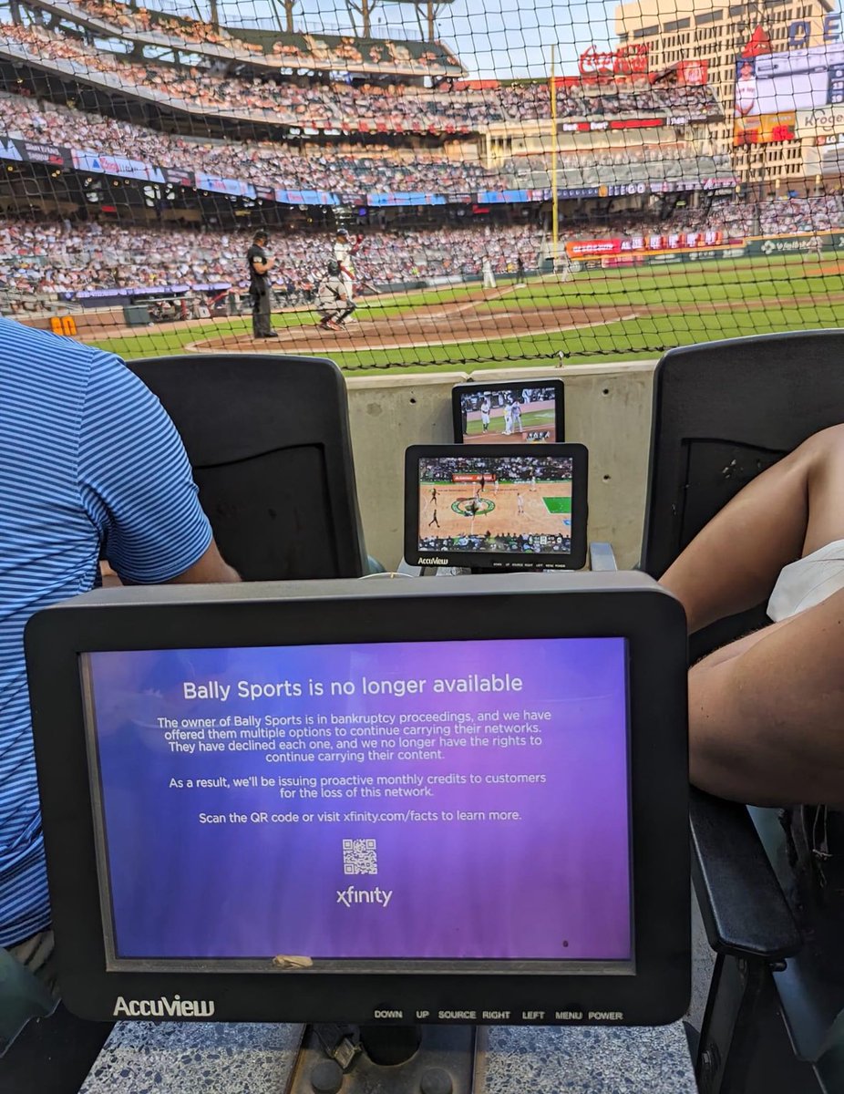 ATLdean's tweet photo. @ClayTravis @Braves @BravesOnBally @comcast Comcast can’t keep doing this to us!! https://t.co/b3a4dJIfFL