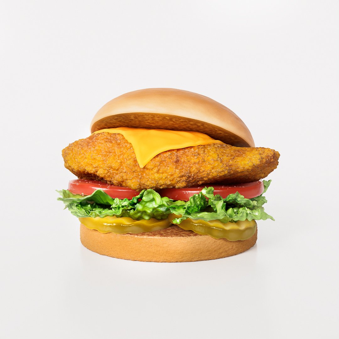 renderspaz's tweet photo. Polygonal Chicken Sandwich #arnoldrender #3dsmax #foodphotography #producttesting https://t.co/KEtwRtPftR