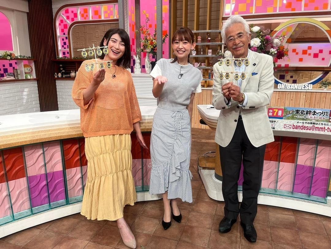 DANK14SR's tweet photo. 昨日のミヤテレ『OH!バンデス』📺
番組では週末の『東北絆まつり2024仙台』を盛り上げるべく中継で東北のお祭りの魅力お伝えしております✨
昨日は秋田竿燈まつり🏮力と技の絶妙なバランスで掲げられる竿燈❕❕
『平手』『額』『肩』『腰』へと移し替える技が見所です👀
#東北絆まつり2024仙台 https://t.co/8NmRbYZPU0