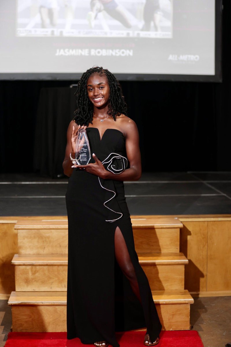 Atlanta Track Club (@atltrackclub) on Twitter photo Your winner for the Female Track Athlete of the Year is Jasmine Robinson of <a href="/nchswarriors/">North Cobb Athletics</a>! @jasmineR_TF is ranked #2 in the 300m hurdles U.S. as a sophomore! 🤯 We can't wait to see what she continues to do! 🤩 Your winner for the Female Track Athlete of the Year is Jasmine Robinson of <a href="/nchswarriors/">North Cobb Athletics</a>! @jasmineR_TF is ranked #2 in the 300m hurdles U.S. as a sophomore! 🤯 We can't wait to see what she continues to do! 🤩
