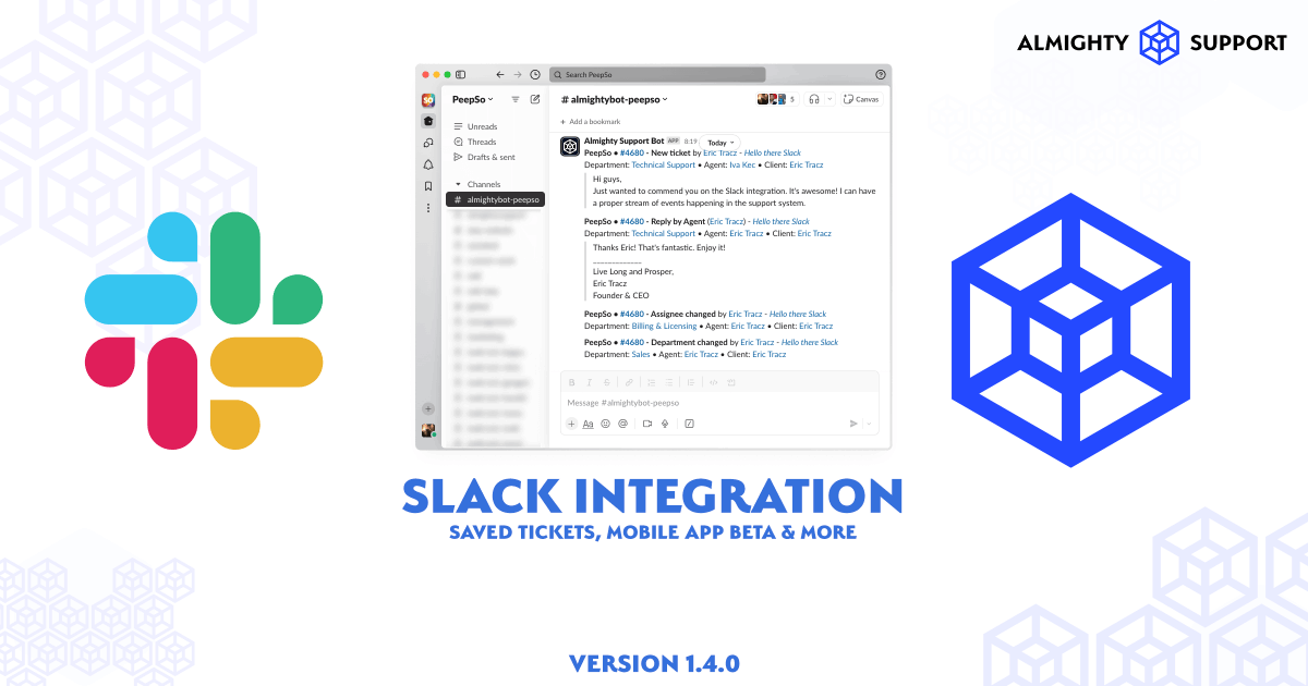 almsupport's tweet photo. Slack integration, saved tickets, mobile app beta and more.

Get the latest version of Almighty Support today!

https://t.co/tkkfGPkvQQ https://t.co/8TXF5nwSnP