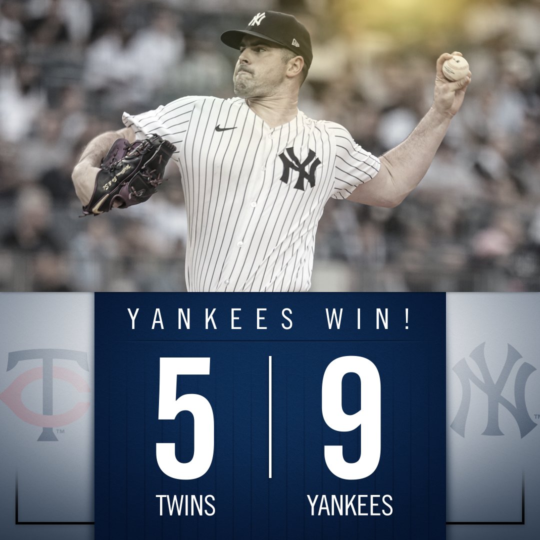 YESNetwork's tweet photo. Make that 7️⃣ wins in a row for the Bronx Bombers!

Postgame coverage on YES &amp; the YES App: https://t.co/0cgHA97Iau https://t.co/0R1wc5ba9c