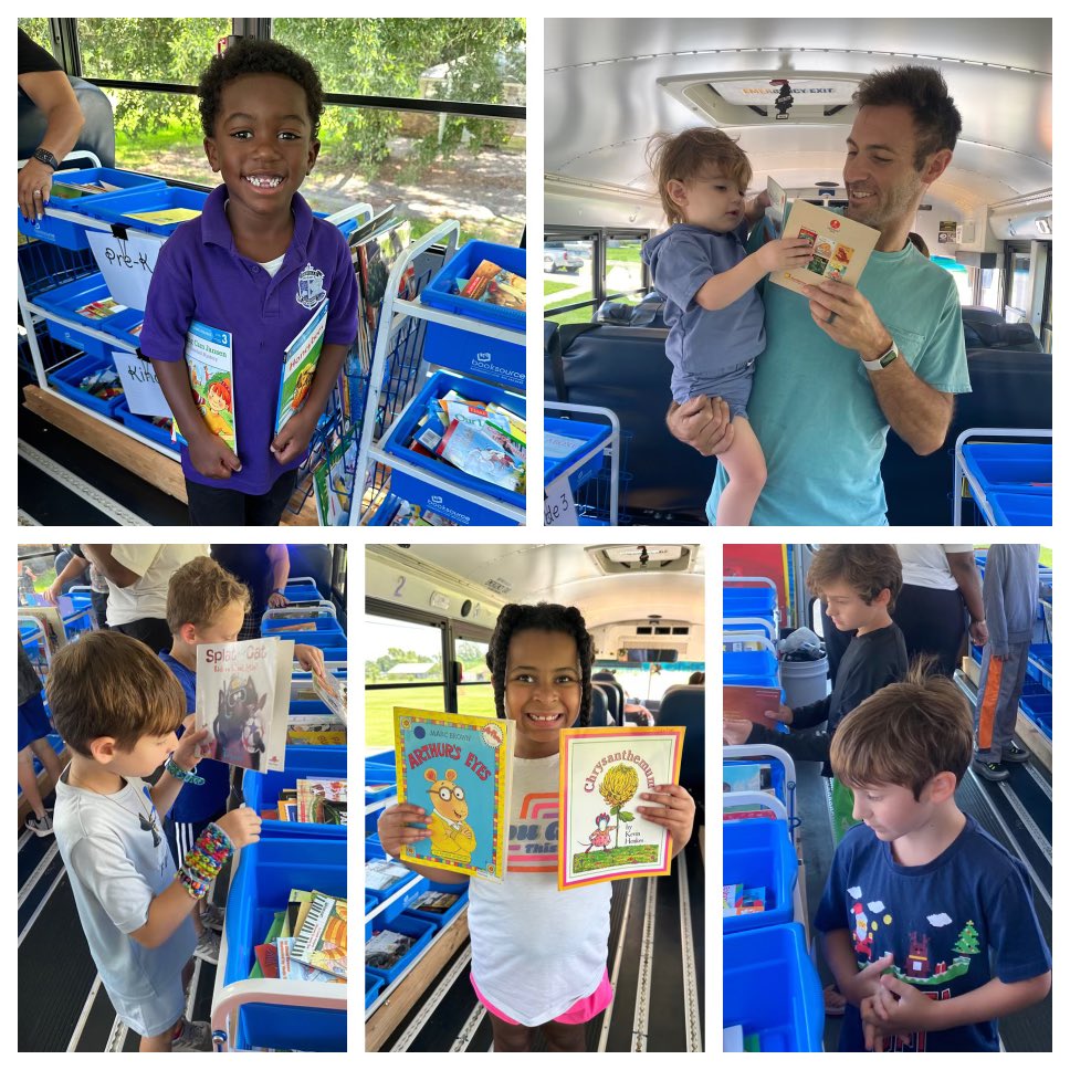 EastIberville's tweet photo. Round 1 of the Book Bus was huge success! We were so excited to see our students and give them some fun books for summer reading!
#EmpoweringMinds #IgnitingFutures #EIproud #TigerPride #MovingForward #BookBus https://t.co/TrDSW2anRT
