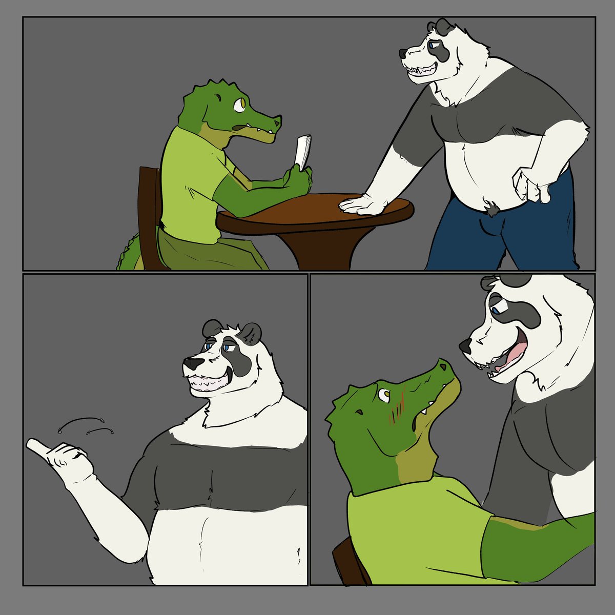SomeTanukiDude's tweet photo. Someonw is jealous...
.
.
.
.
.
#furryart #furrycomic #furryfandom https://t.co/Ht5jvxzCeE