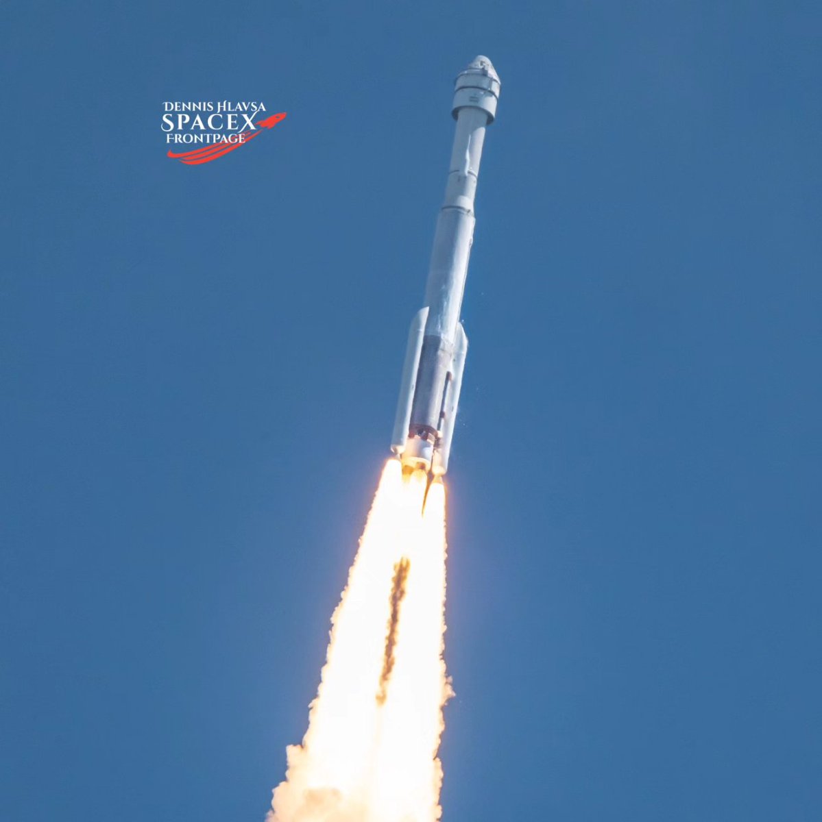 The mighty ULA, Atlas V sends the Starliner spacecraft to the ISS. 
<a href="/DennisHlavsa/">Dennis Hlavsa</a> with @SpaceXFP
