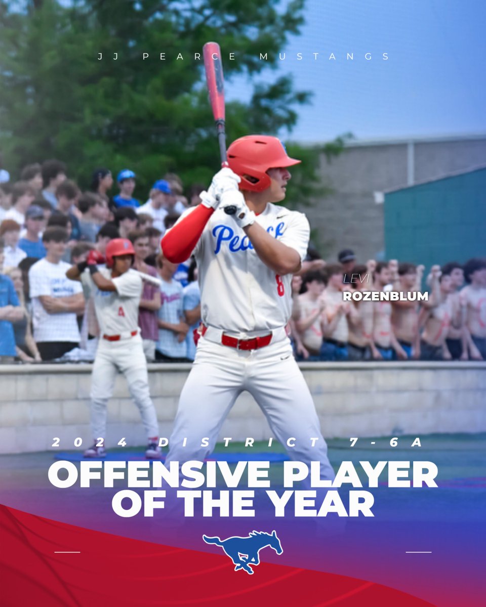 Congratulations to <a href="/levirozenblum24/">Levi Rozenblum</a> District 7-6A Offensive Player of the Year.