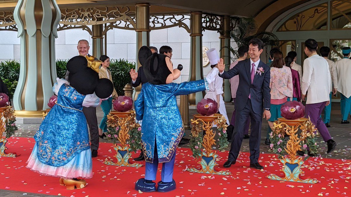 東京ディズニーシー・ファンタジースプリングスホテル開業セレモニーに