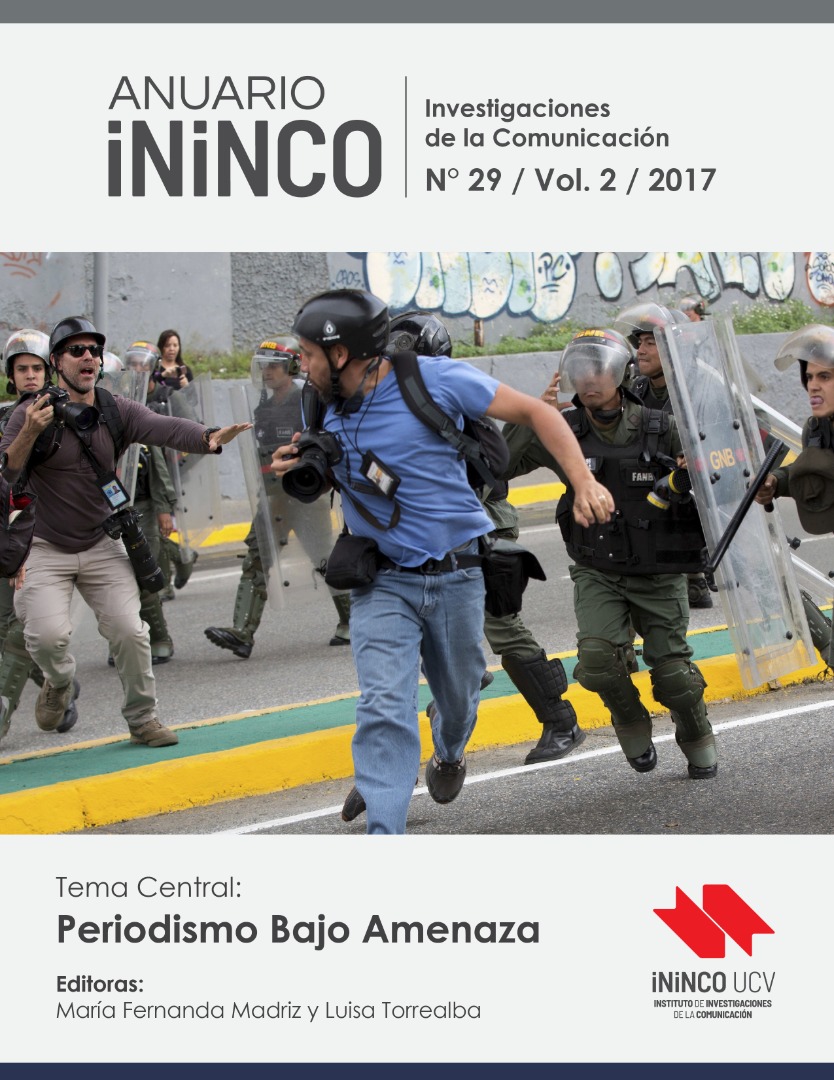 ININCOUCV's tweet photo. Este mes de junio se conmemora el Día Nacional del Periodista en Venezuela. En nuestro Anuario ININCO Vol. 29 Núm. 2 abordamos los riesgos de ejercer la profesión en el país. Lo puedes consultar en: https://t.co/sJ8DcNcQfn https://t.co/uzJVzjfwQY