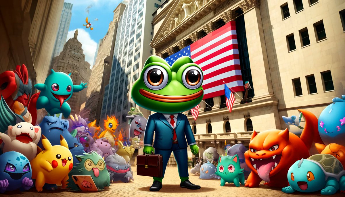 Michael4FL's tweet photo. #Pepe + #Pokemon = #PepeMon @solpepemon 

#PepeMon meet Wall Street 🇺🇸

Come learn about PepéMon in the #TG Telegram :)

https://t.co/QgjTORpGxo https://t.co/IAEHxeX3G1