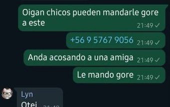 miochrollo's tweet photo. Oh que edgy~ “anda acosando a una amiga” *la cita* https://t.co/GzJh1aW9ZG