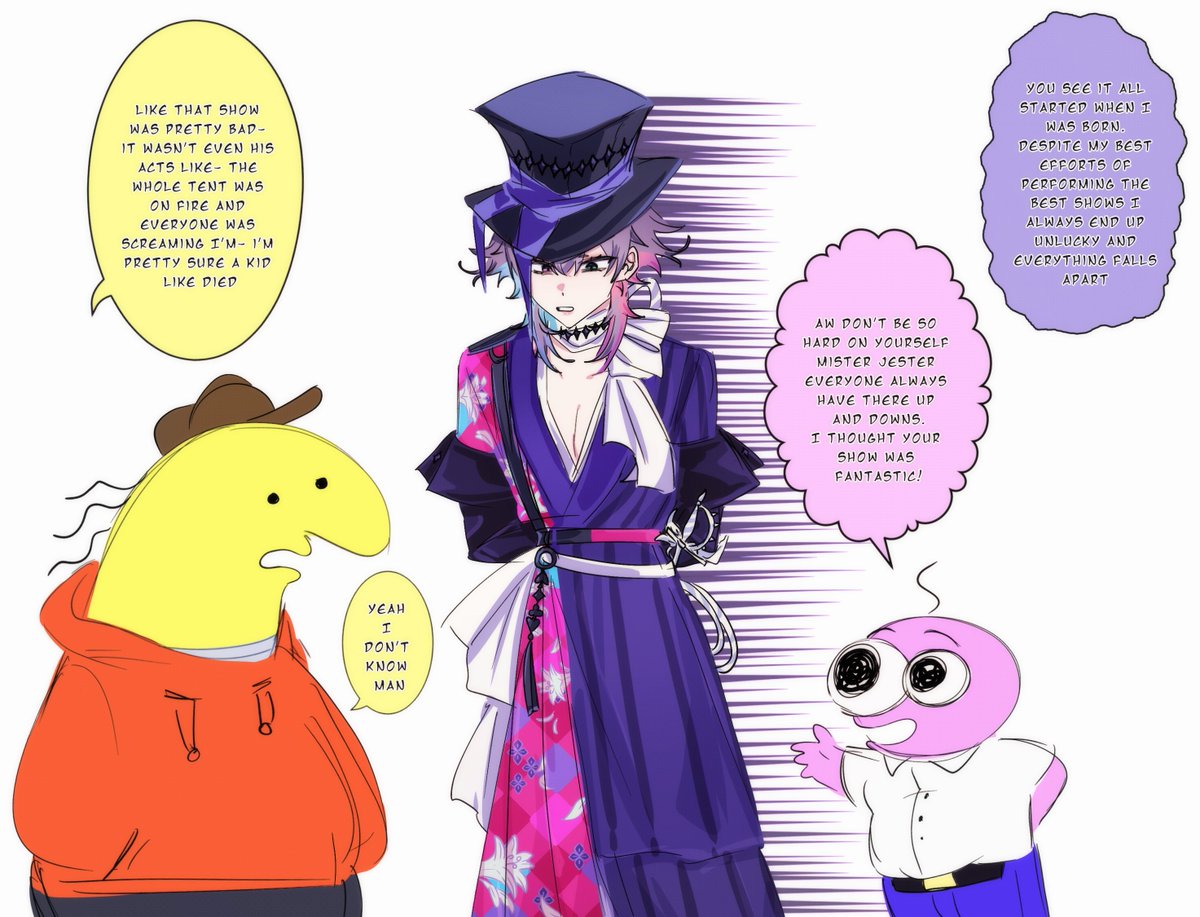 Oraclejester's tweet image. guess who got a call to make the jester of guild tempus smile