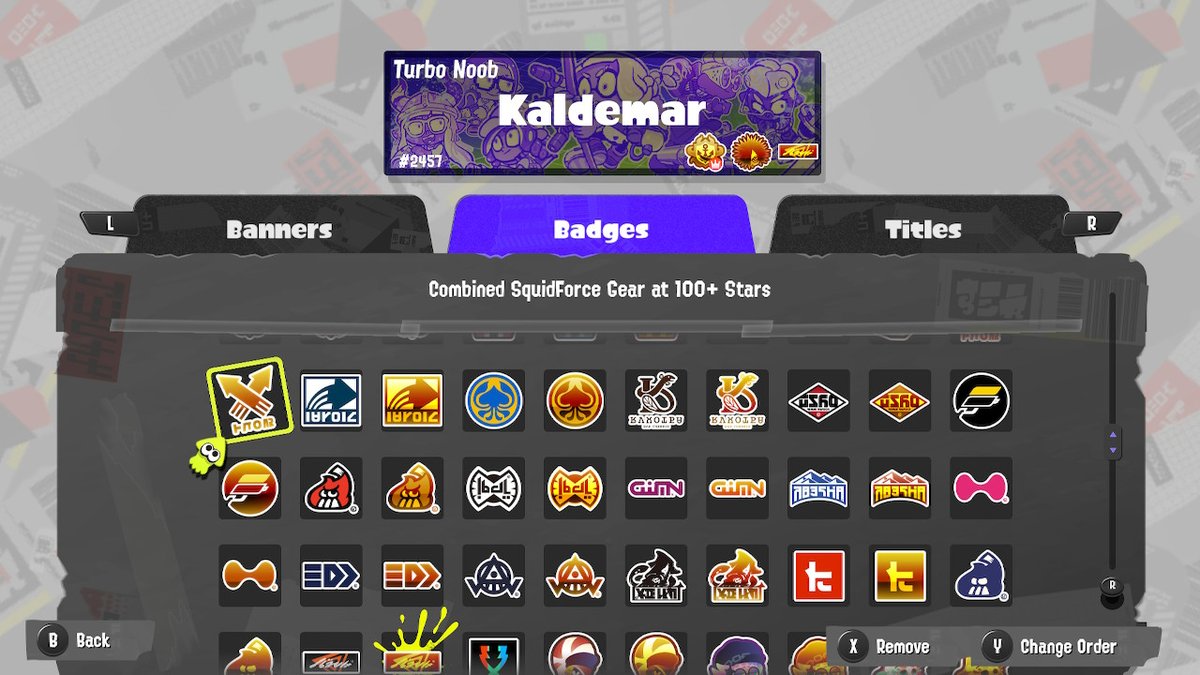 Barazushi done! 17 brands down, 1 more to go! #Splatoon3 #NintendoSwitch