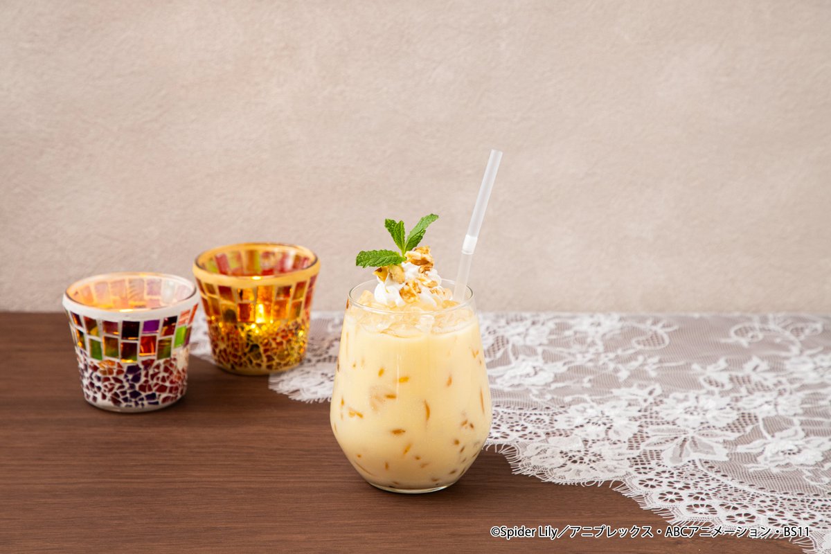 lyco_cafe's tweet photo. ✼••┈┈••✼••┈┈••✼
　 メニューのご紹介
✼••┈┈••✼••┈┈••✼

『 クルミ　ミックスオレ 』
クルミをイメージしたドリンクメニュー✨
やさしい甘さのミックスオレです🍹

⬇️詳細はこちら
https://t.co/vZvCouUpPa
#リコリコ #リコリコカフェ https://t.co/3b6KFz95so