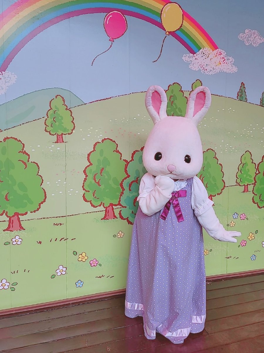 シルバニアパーク】 6月のスペシャルゲストはラベンダーウサギの女の子