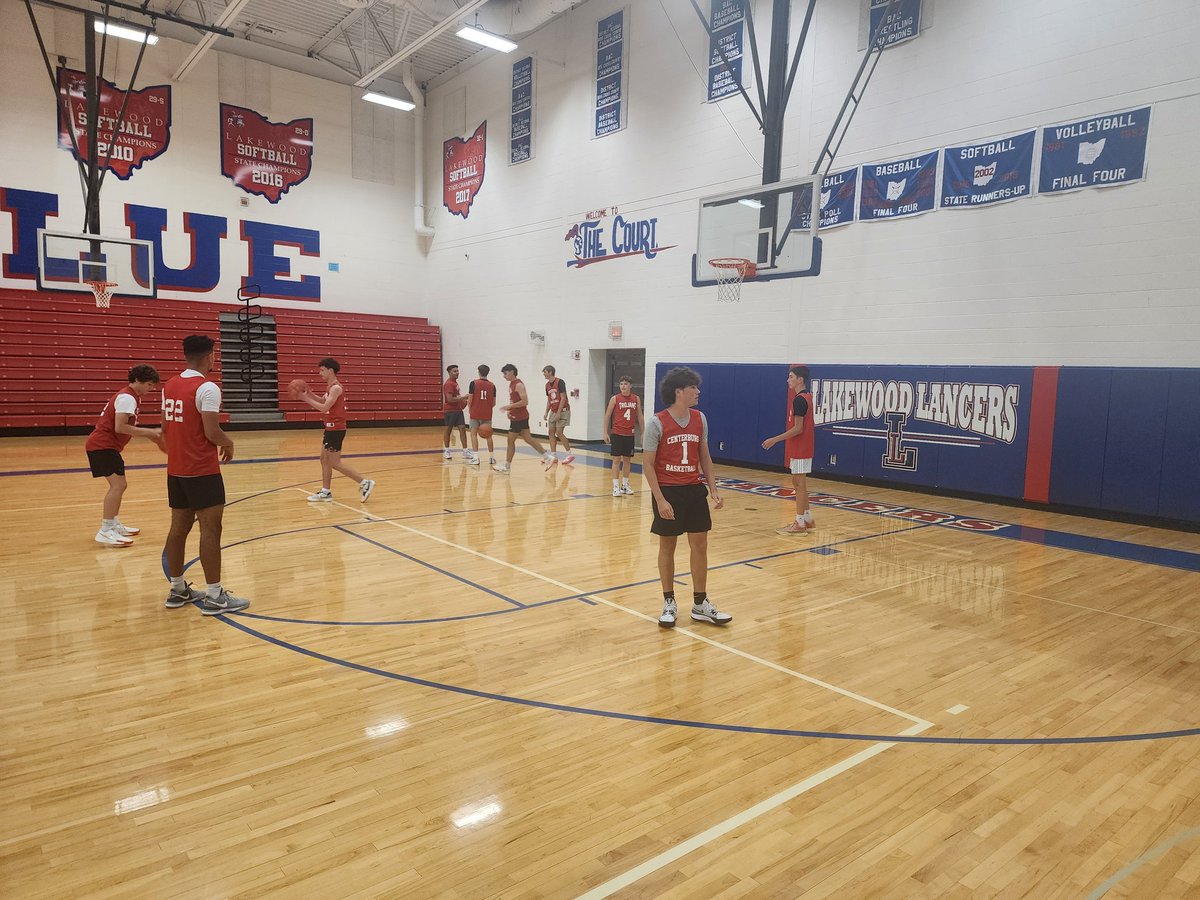 High School Boys getting in work at Lakewood Summer league. #trojanshoops