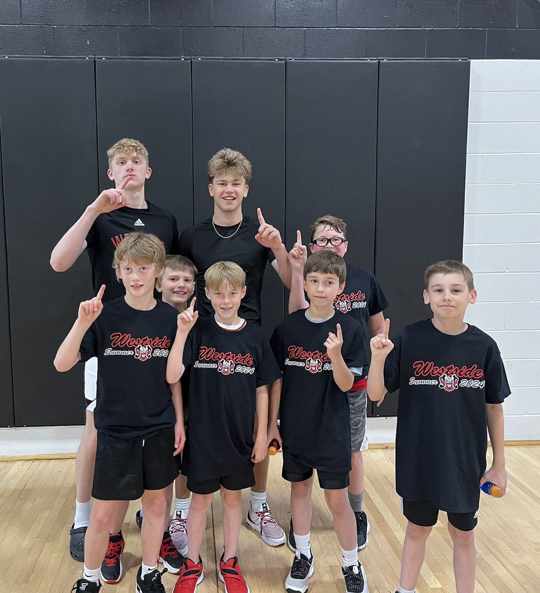 HoopsWestside's tweet photo. Special thank you to all the future Warriors who worked to get better during our annual summer camp this week! Players of all ages got together to battle through competitions, improve their skills, and, most importantly, have fun!

#WeAreWestside
@Westside66 https://t.co/SiJ5xFo6uW