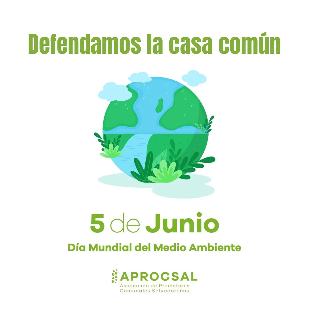 #5Junio | 🌎🌳🐾💧¡Hagamos de cada día una oportunidad para ser guardianes de nuestra casa común! 

#DíaMundialDelMedioAmbiente #CuidoDeLaCasaComún
