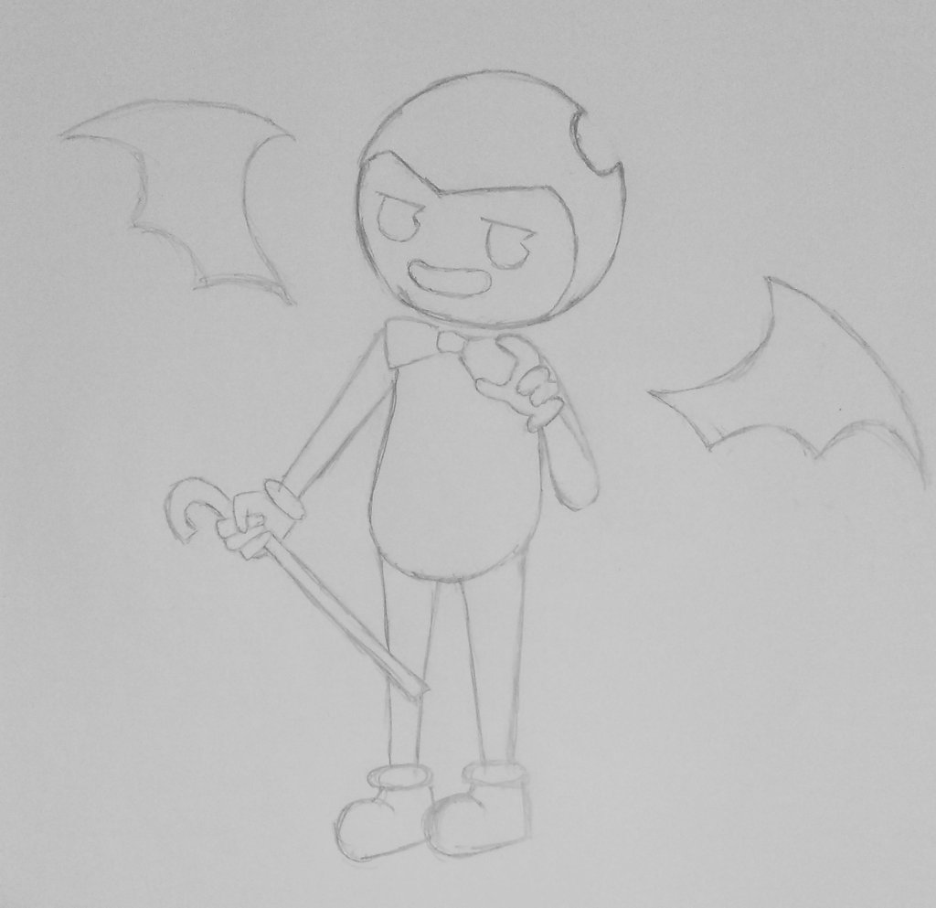 kaito_sekka's tweet photo. ๆช้ญใฎๆฅใจใใใใจใงๆช้ญๆใใทใใทใฎBendyใใฐ
#Bendy #doodle #devilday https://t.co/P3QP9jIqO2