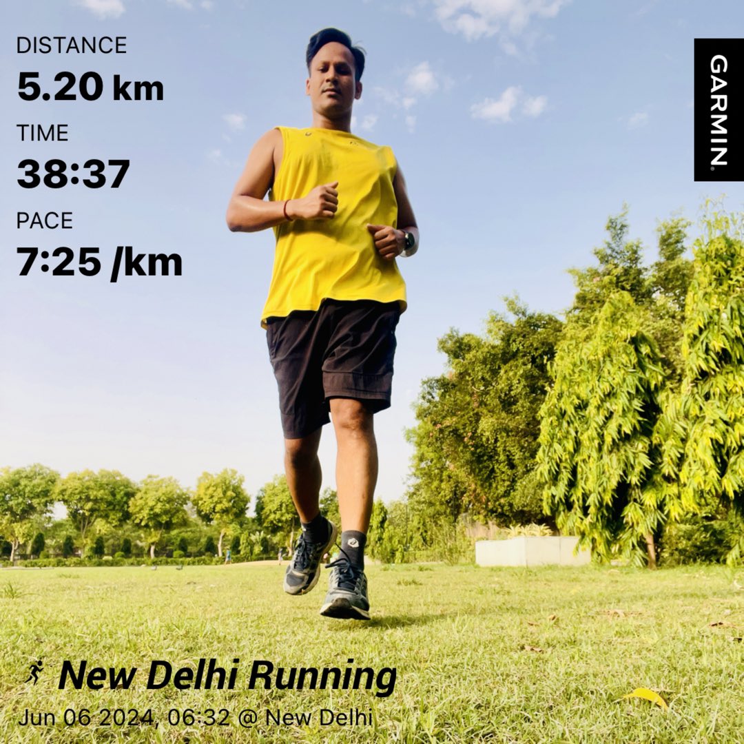 thehybridrunner's tweet photo. B’ful morning 🌱
Early morning🫶
Happy morning💚
Being early is easy🌳
Being happy is early🥳
Starting #runningman again ✔️
Being #globalrunningday n #WorldEnvirontmentDay I’m champion of both cause to eradicate run poor n tree poor situation. Cheers 2 cause🫶
#runbydeepak #5kms https://t.co/eia7o0FtkP