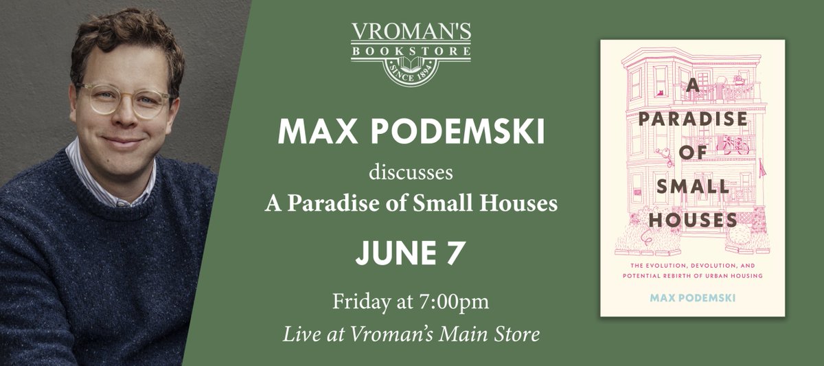 Im excited to talk about dingbats, bungalow courts, row homes and housing policy with <a href="/PeterDreier/">Peter Dreier</a> this Friday at Vroman's in Pasadena