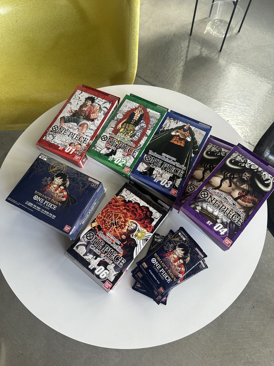 firecatsdad's tweet image. Finally got an OP1 box for $120 🤤 #OPTCG #onepiece #romancedawn
