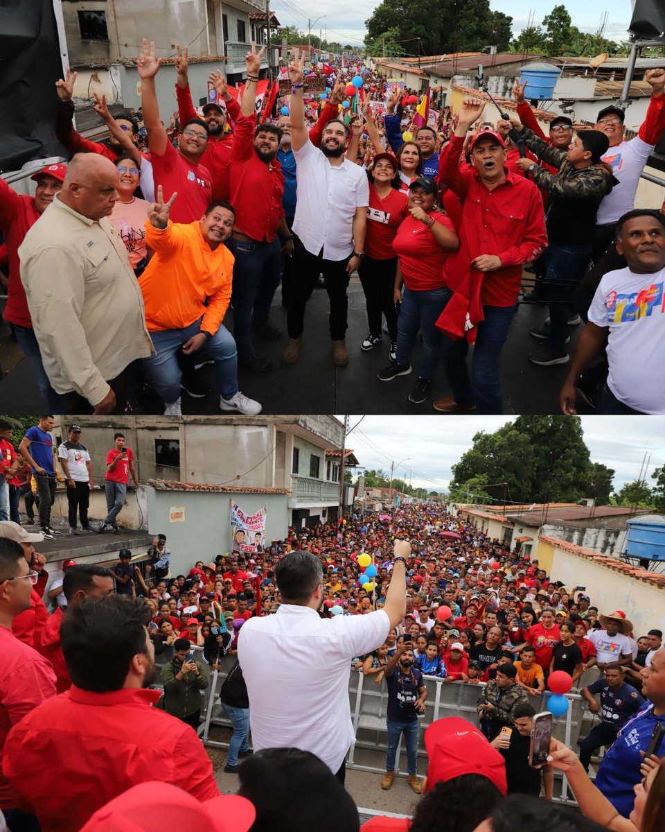 ErnestoLunaPsuv's tweet photo. Junto al pueblo es que vamos a lograr todas y cada una de las victorias que están por venir. La esperanza no se pierde y las ganas de continuar adelante siguen intactas. ¡En Aguasay y en toda Venezuela gana @NicolasMaduro! https://t.co/YiZ7GogOE8