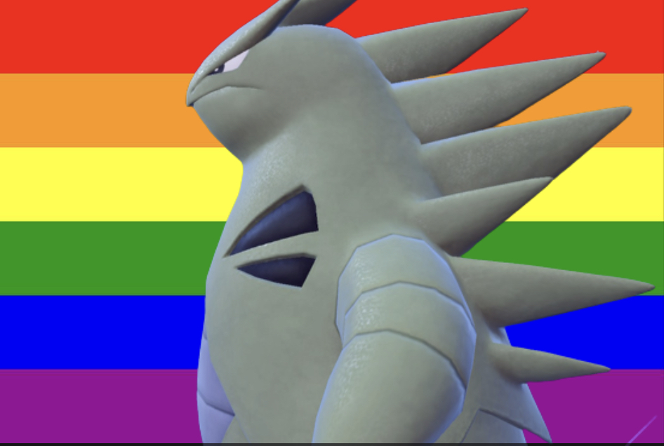 TyranitarStan's tweet photo. Sorry it's not a drawing but Tyranitar still wishes y'all a happy Pride Month! I made some icons for the occasion last year :3 https://t.co/YFDYqqcccX