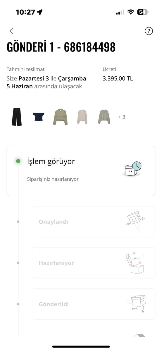 BusraaDincerr's tweet photo. @stradivarius 29.05.2024 tarihinde sipariş verdim hala siparişim elime ulaşmadı. En geç 5 haziranda teslim edileceği yazıyor ama hazırlanıyor görünüyor. Bu nasıl bir sorumsuzluk açıklamanız var mı? Ben aldığım ürünlerin yazılı olan tarihte elimde olmasını istiyorum. https://t.co/P4WcUiSqst