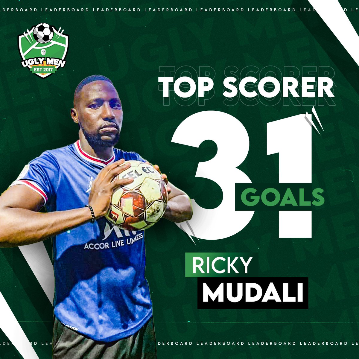 UglyMen2017's tweet photo. 🚨🥇 | 𝐎𝐅𝐅𝐈𝐂𝐈𝐀𝐋: @mudaliricky23 is the season’s top scorer✨🔝

#Likeawagwes https://t.co/tbL63oVtPZ