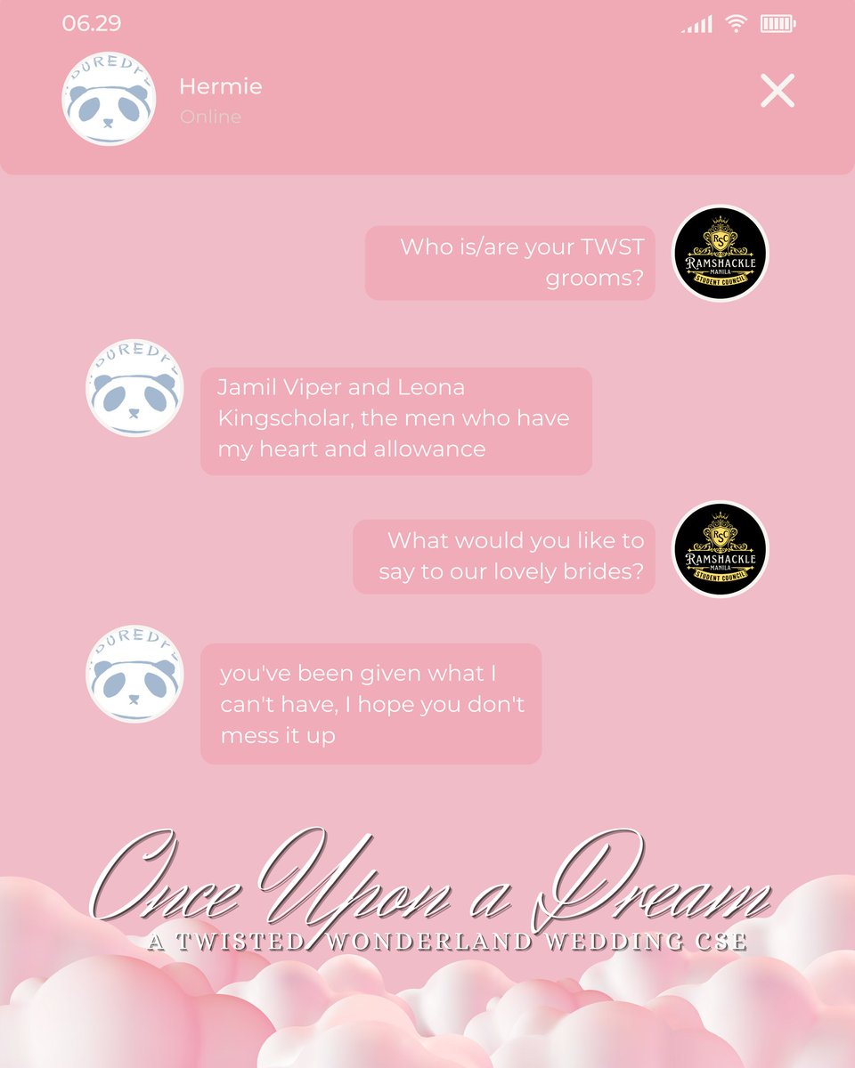 RamshackleSCMNL's tweet photo. 💐💍 𝐎𝐧𝐜𝐞 𝐔𝐩𝐨𝐧 𝐚 𝐃𝐫𝐞𝐚𝐦 : 𝐀 𝐓𝐖𝐒𝐓 𝐖𝐞𝐝𝐝𝐢𝐧𝐠 𝐂𝐒𝐄 💐💍
🖌️💐 𝐆𝐔𝐄𝐒𝐓 𝐀𝐑𝐓𝐈𝐒𝐓 𝐅𝐄𝐀𝐓𝐔𝐑𝐄 💐🖌️

@DatBoredPencil1 has joined us as one of our guest artists!

Thank you very much for your message for our lovely brides! 💕 https://t.co/NXjweBuf2D