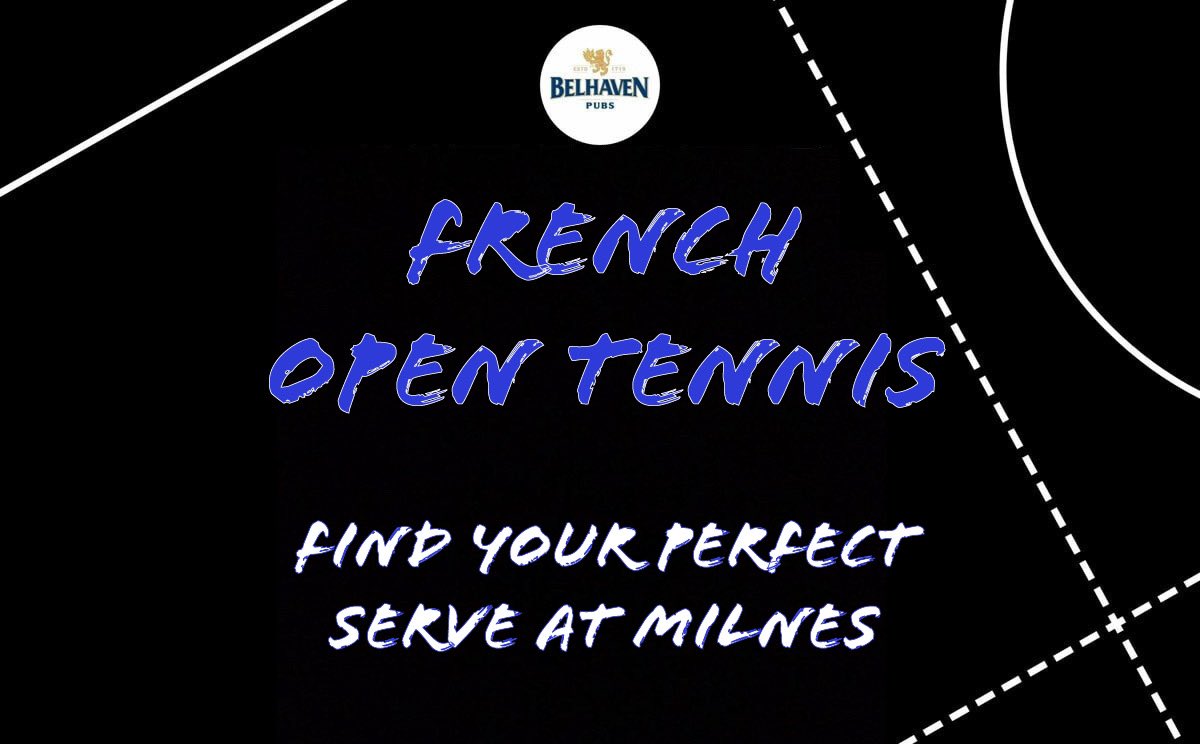 MilnesBarRoseSt's tweet photo. Feeling stumped for some live sport? Looking for an ace day? Well look no further than Milnes.
Come and join us for the French Open tennis semi-finals.
And tonight Scotland are in action in the Cricket World Cup against Namibia
#cricketworldcup
#scotland
#tennis
#edinburghpubs https://t.co/jYxBZmX4zu