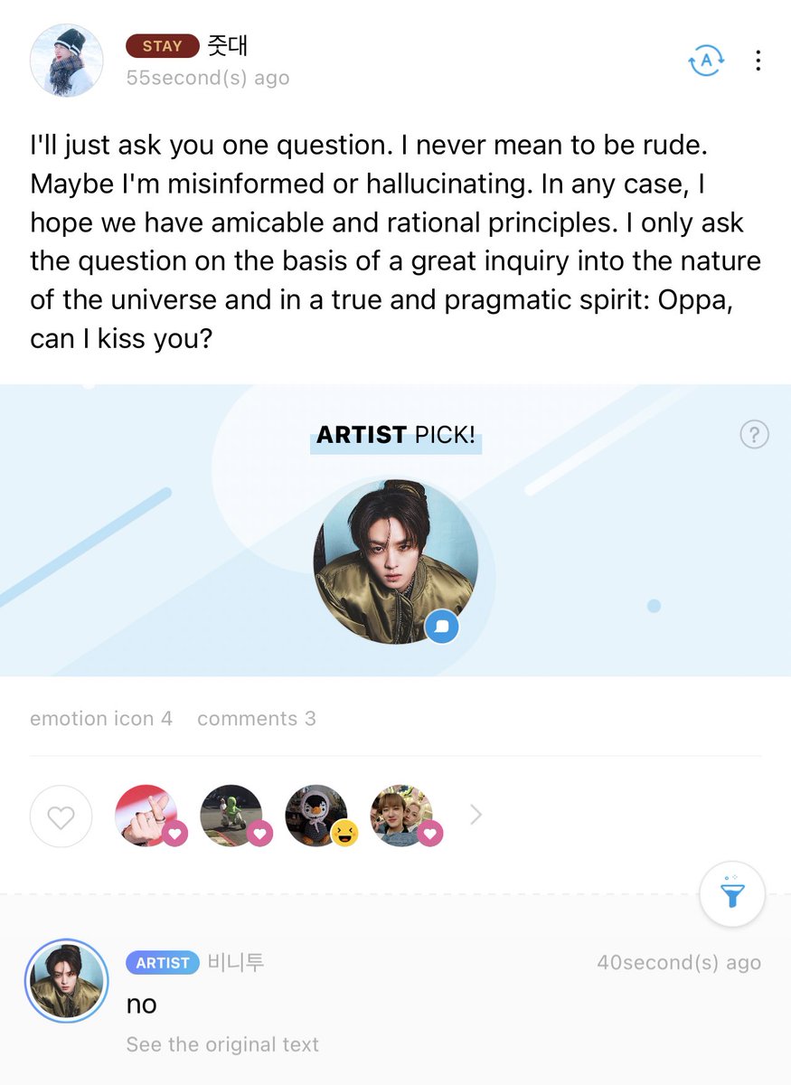 the fact that he replied 15 seconds later op posted their comment is what makes it even funnier 😭😭 BRO DID NOT WASTE A SINGLE SECOND