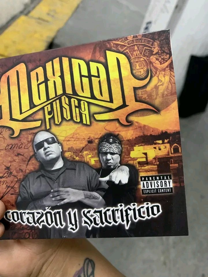 MEXICANFUSCA's tweet photo. Nuevo álbum de Mexican Fusca: «Corazón y sacrificio». Una producción de MTO. https://t.co/xHXfxivdOi