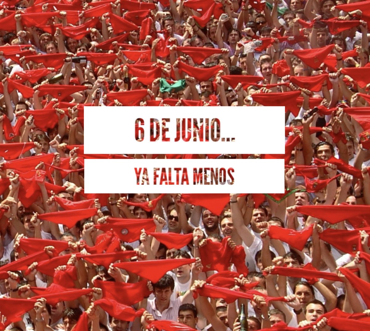 PmpLaura's tweet photo. 6 de Junio… #yafaltamenos #sanfermin #escalera 🔻🔻 https://t.co/8SbpKfh46G
