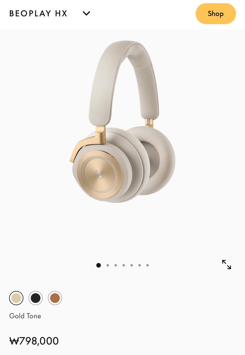 beomgyu's new headphones (beoplay hx) costs 798,000 won ($584.47