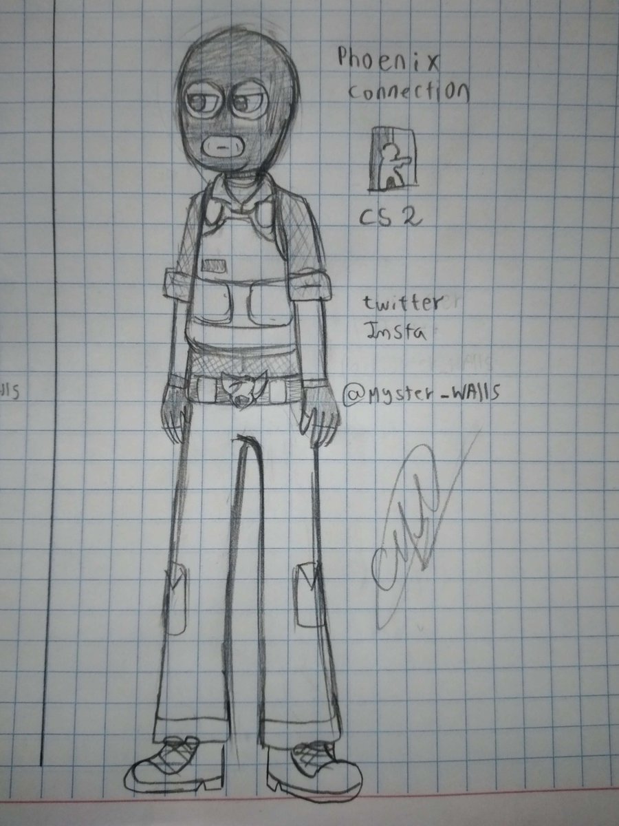 Myster_Walls's tweet photo. ☕️Today's drawing is the Phoenix Connection of the T faction of the #CS2 game

#sketchart #sketchbook #sketch #dibujo #art #artmoots #draw #drawingart #drawing #myart #fanart #Csgo #valve #steam #counterstrike2 #cs16 #counterstrike16 #counterstrikesource https://t.co/GevHru2j4x