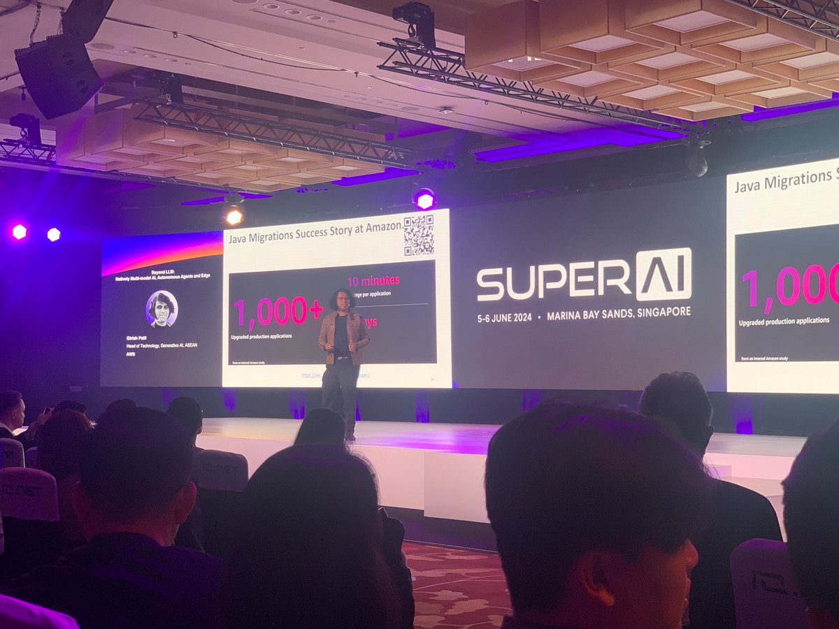 Interestingly, a smaller model (llama 3) outperformed a larger one (llama 270B). The focus was on using knowledge distillation to train smaller models with Ai.

#superAI <a href="/superai_conf/">SuperAI</a>