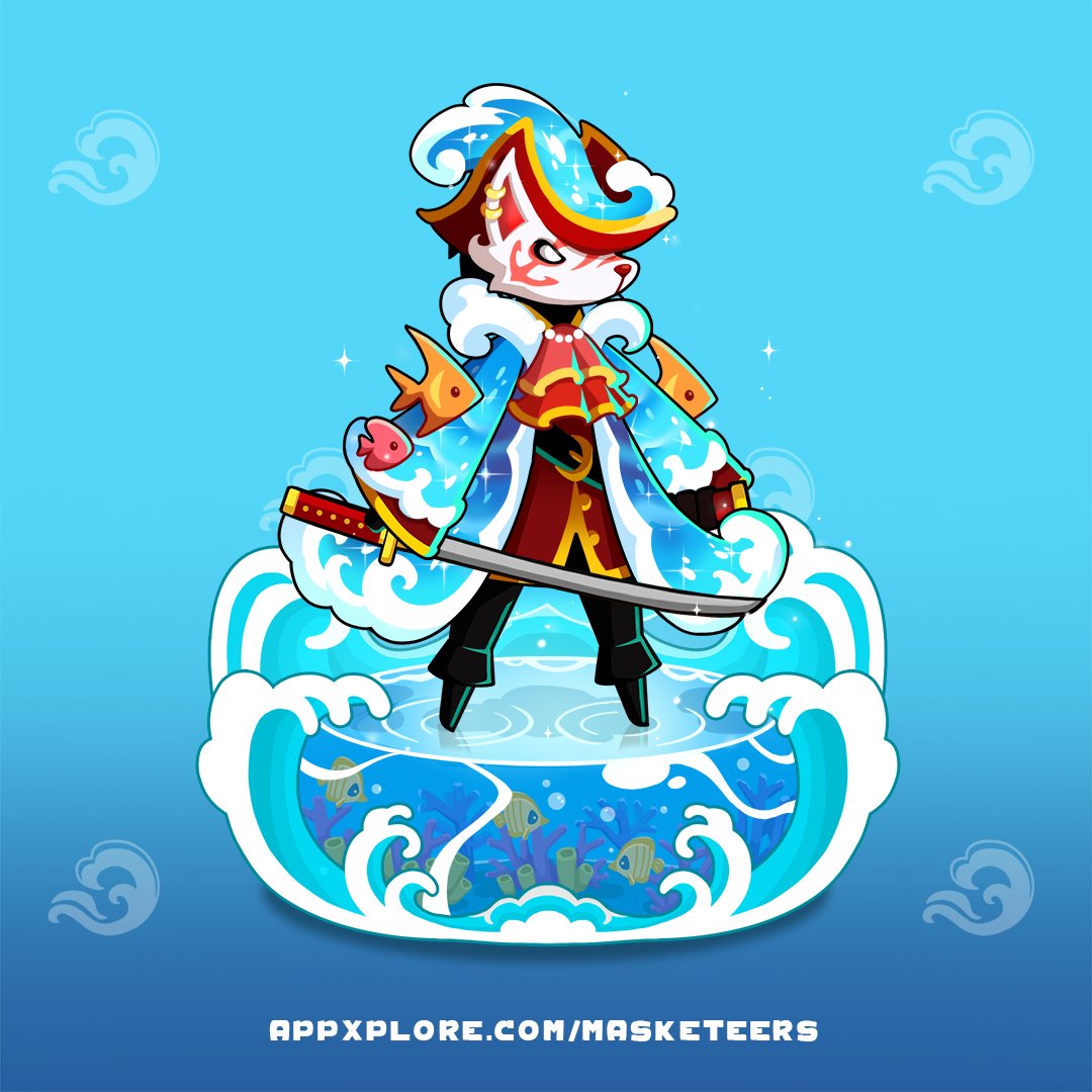 masketeersgame's tweet photo. Welcome back to the sea - the origin of all souls🌊

You, with courage as mighty as the waves.
You, with determination as inexorable as the tide.

Ascend to your thrones as kings of the sea, and assert your dominion over the cradle of life itself in the Ocean Month Event! https://t.co/rUUlOFjSSP