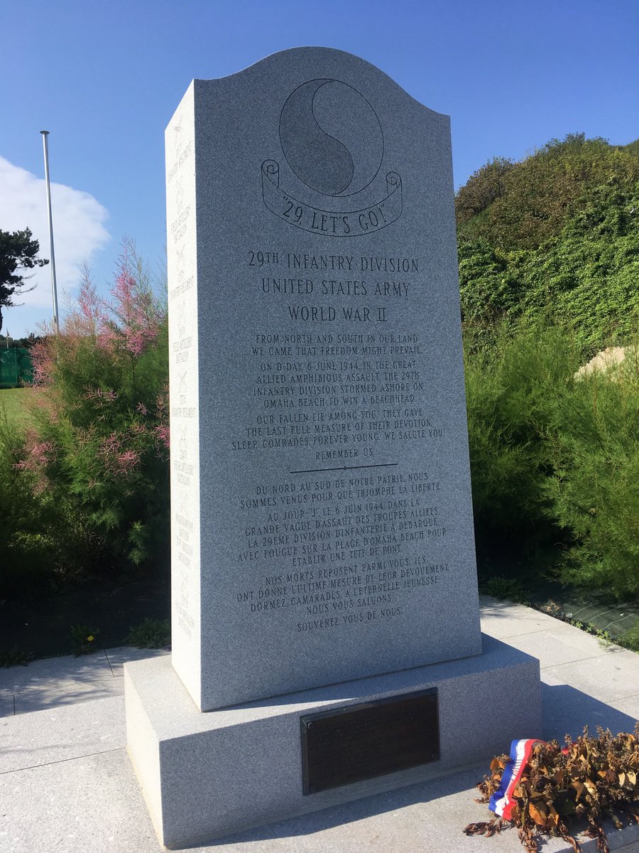 Today I’m in a place scarred by conflict but thinking of the events 80 years ago in Normandy. I think of those that stepped into the full fury of war and honour their service. Memorial to my own regiment &amp; US 29th division embarkation and arrival at Omaha beach. I pray for peace
