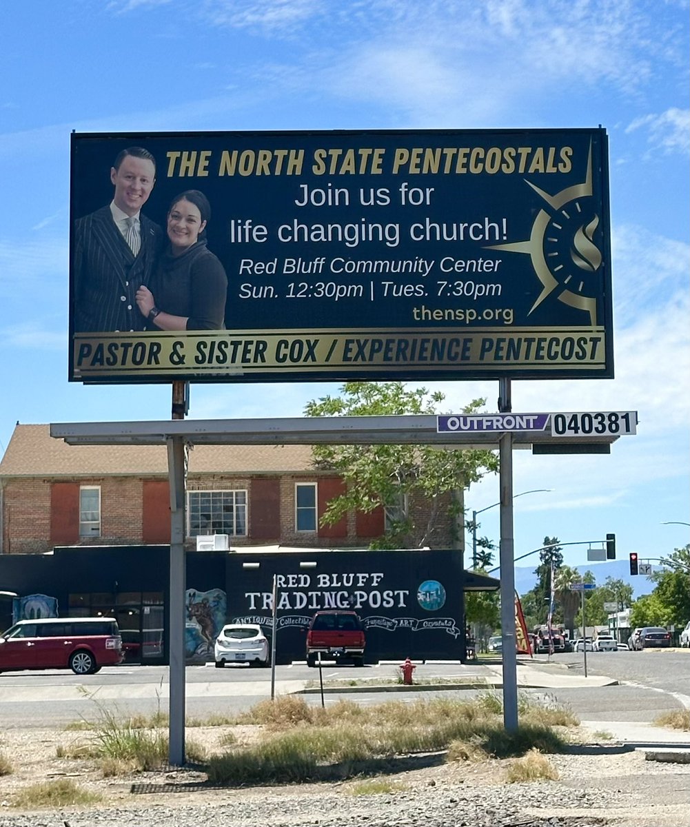 nspentecostals's tweet photo. 👀Have you seen our billboard?
🔥Join us this Sunday for life changing church! 
💥Welcome To Pentecost!
https://t.co/bzmUSrvPSf
•
#redbluff #redbluffca #northstate #tehamacounty #andersonca #redding #reddingca #losmolinos #cottonwoodca #apostolic #pentecostal https://t.co/BcWB8zavgs