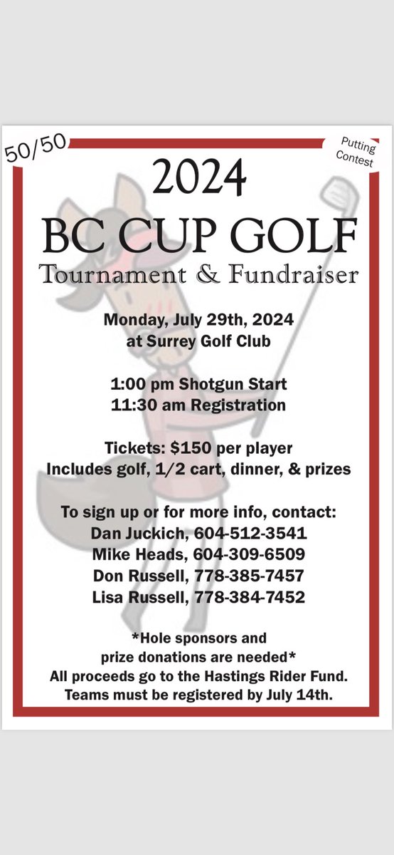 BC CUP GOLF IS BACK!!! Horses and golf are like PB&amp;J. A fab, beyond belief combination🏇🏾