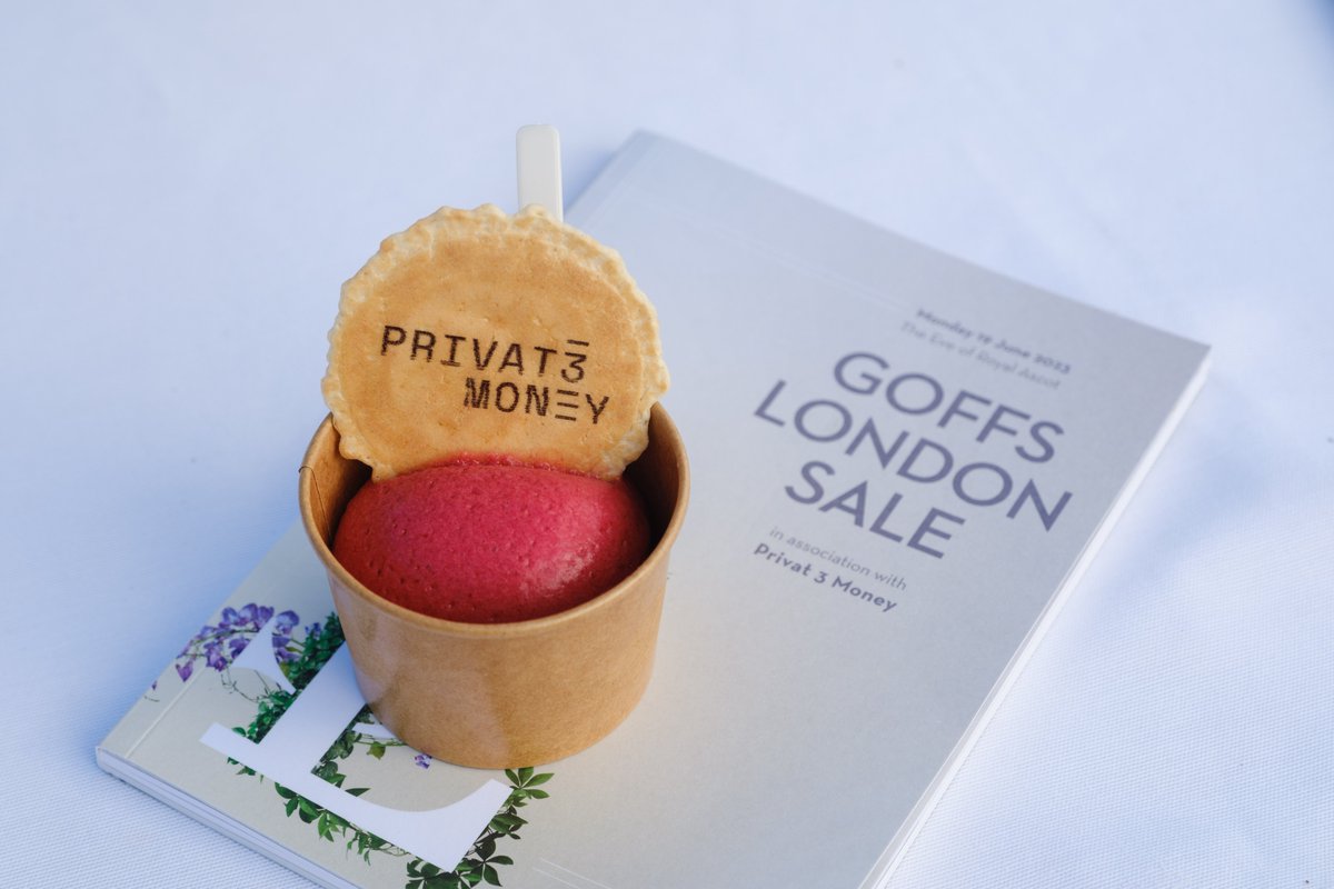 Privat3Money's tweet photo. Ever dreamed of owning a racehorse? 🏇💙 

Join @Privat3Money and @Goffs1866 for an exclusive event at Kensington Palace Gardens on the eve of @Ascot. 

Imagine buying a horse ready to race at the prestigious @RoyalAscot that same week! 🥂

#Privat3Money #GoffsLondon | June 17 📣 https://t.co/ejPpZjYoWU