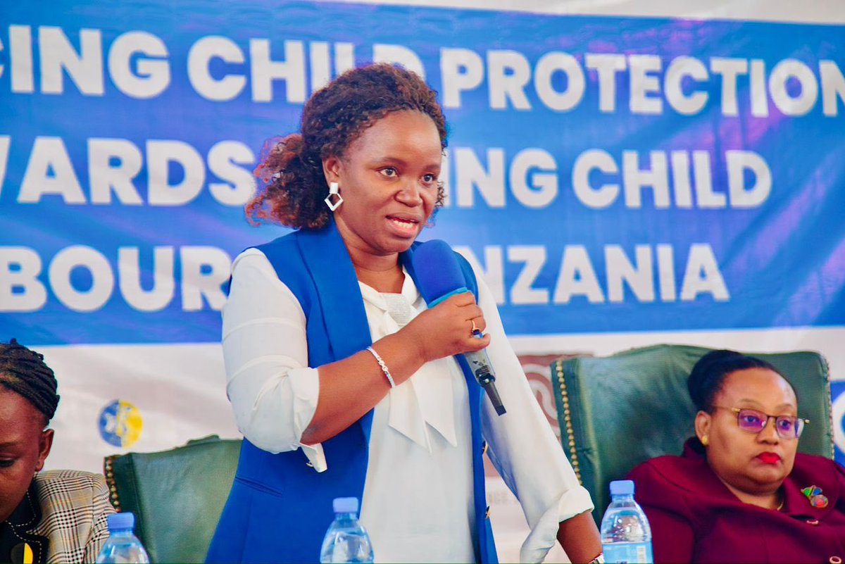 TanzaniaChild's tweet photo. Towards the world day against child labour TCACL along with its partners conduct the high level of  Interactive multi-stakeholders high level child protection policy and law dialogue.The guest of Honor Balozi Dr. Pindi Chana (The Ministry of Constitutional and Legal Affairs). https://t.co/ClZT8jGmgw