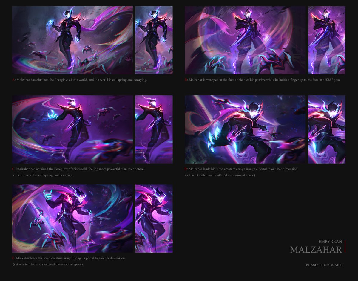 ChaceChen_'s tweet photo. I had the pleasure of creating this《Empyrean Malzahar》splash art for League of Legends. Huge thanks to the Pandart Studio teams' help. Also thanks to riot team for all the great and helpful feedback🩷
AS:https://t.co/s8KNxBXMfe
#LeagueOfLegends #illustrations #splashart https://t.co/Vy1E166W9b